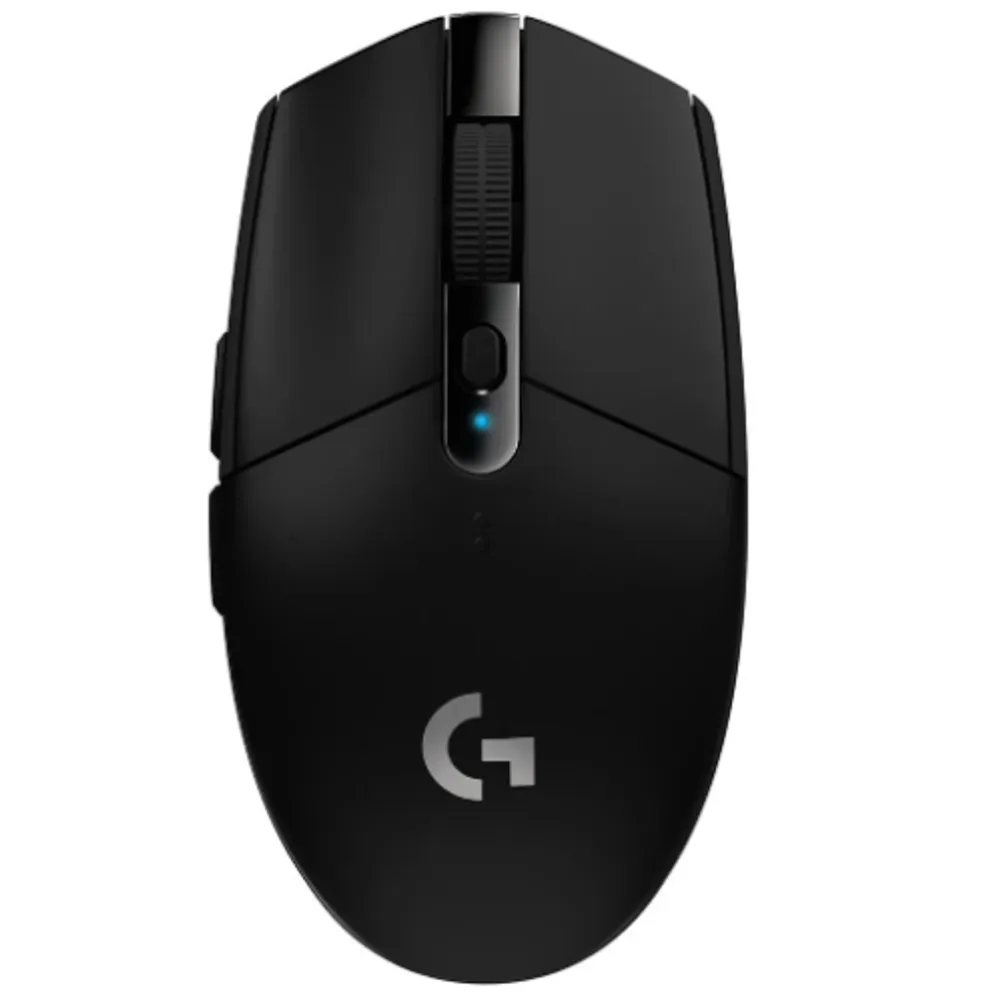 Mouse Gamer Sem Fio Logitech G305 LIGHTSPEED, 12000 DPI, 6 Botões, Preto - 910-005281