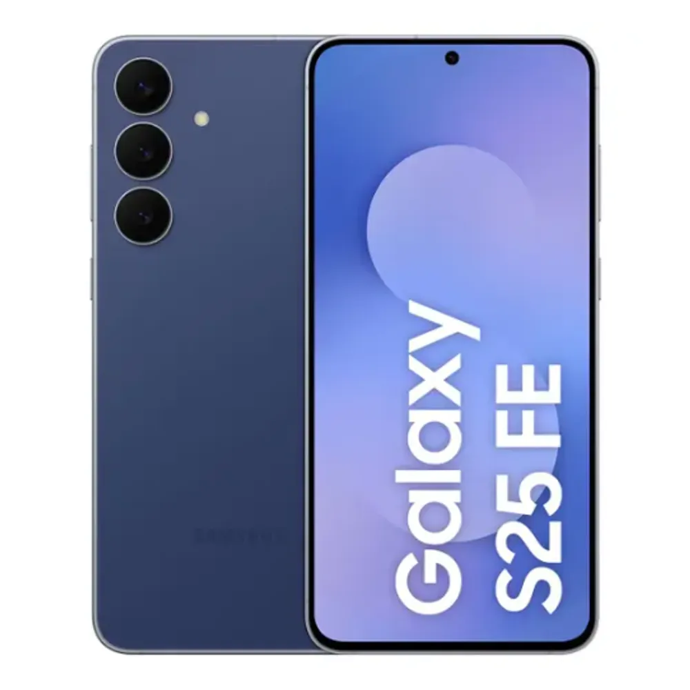 Smartphone Samsung Galaxy S25 FE 128GB 5G 8GB RAM Azul Marinho 6,7" Câm. Tripla + Selfie 12MP