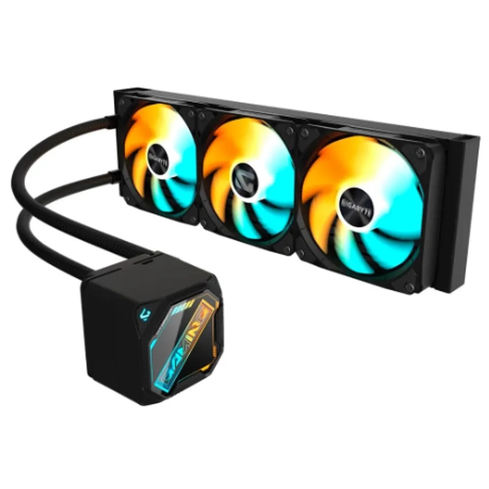 Water Cooler Gigabyte Gaming 360, ARGB, 360mm, AMD e Intel, Preto - GP-GIGABYTE GME 360