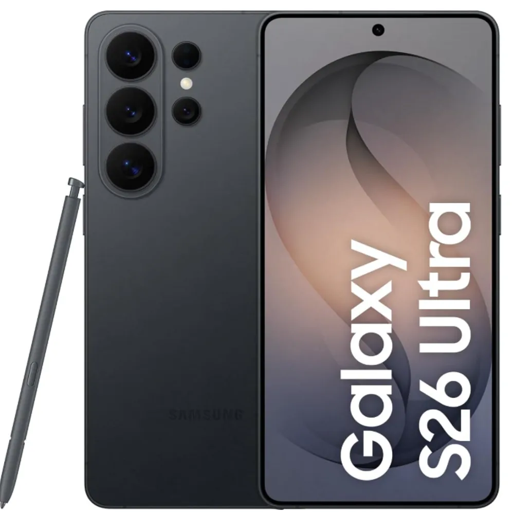 Celular Samsung Galaxy S26 Ultra 5G, 512GB, 12GB RAM, Câmera Quádrupla, Tela Grande de 6.9" - Preto - Você ganha o dobro de memória (512GB) pelo mesmo preço de 256GB