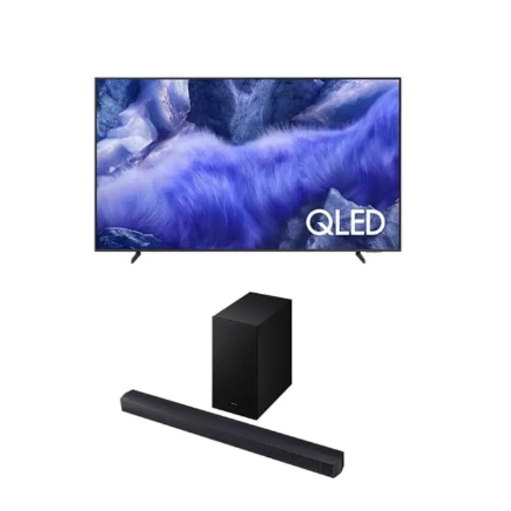 Samsung Combo Vision AI TV 55" QLED 4K QEF1 + Soundbar HW-B450F
