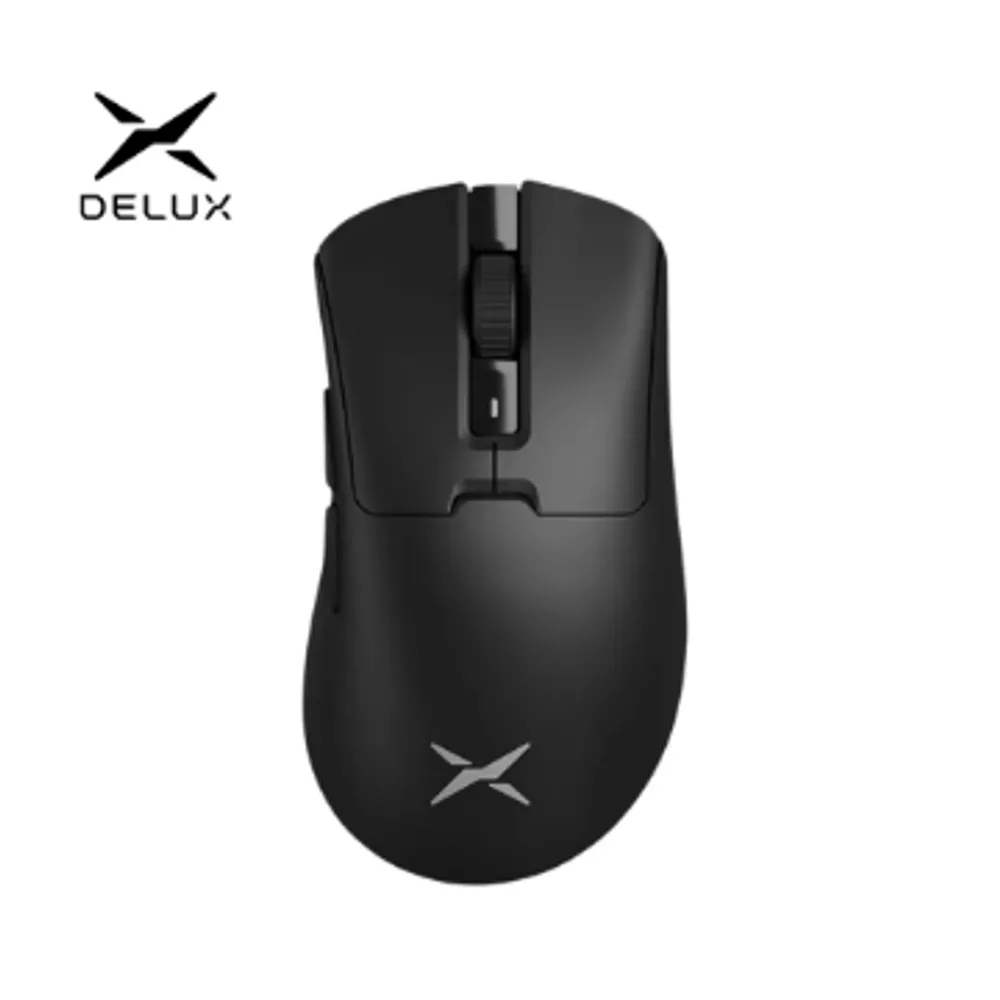 Mouse Delux M900 Pro, PAW3395, 8000hz, Com dock de carregamento link 8298