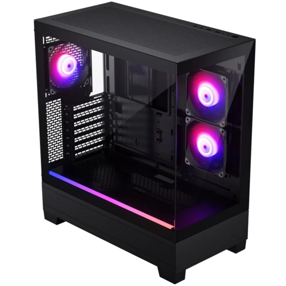 Gabinete Gamer Phanteks XT View RGB Preto com 3 fans PH-XT523V1_DBK01