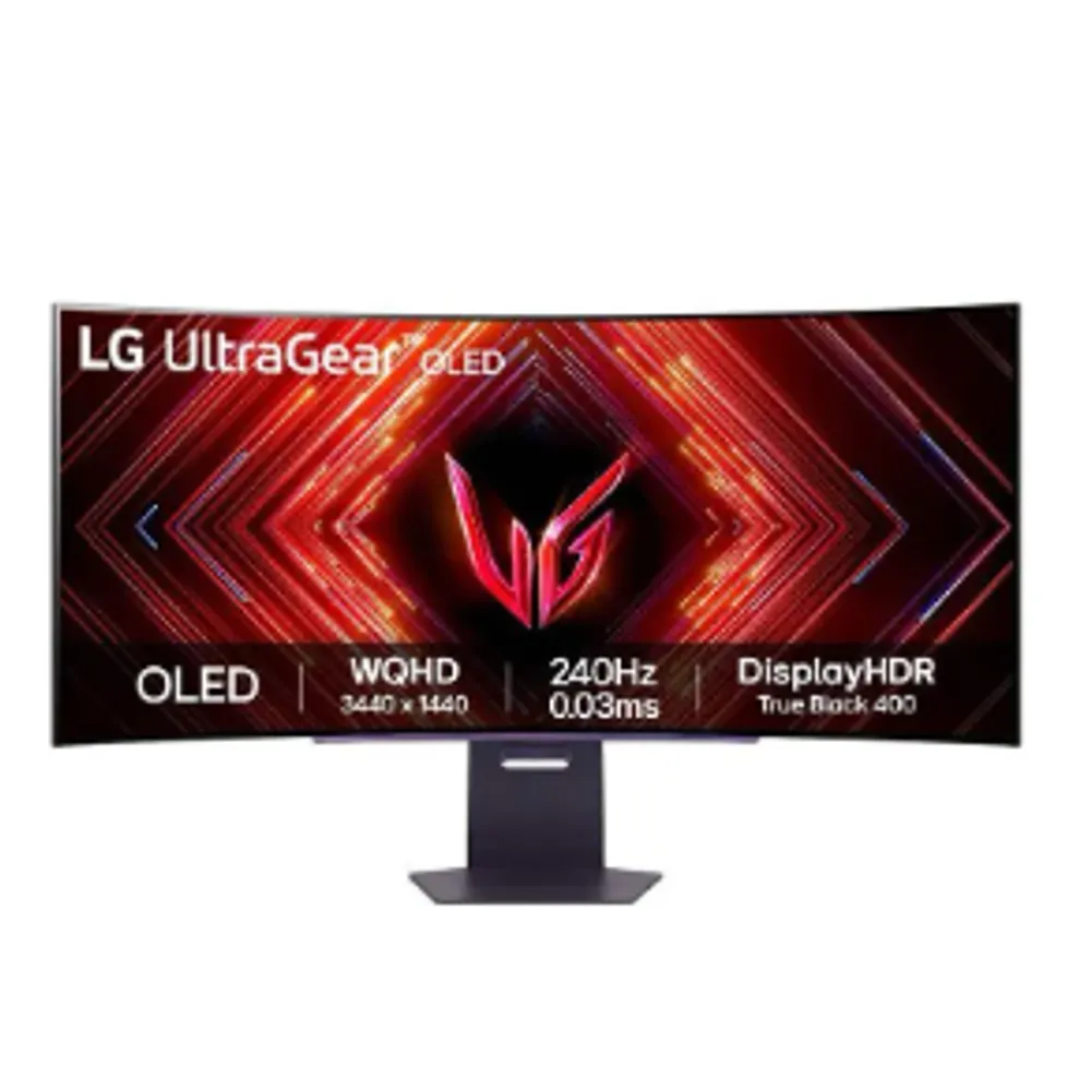 Monitor Gamer LG UltraGear OLED Curvo – Tela OLED 45”, 2K QHD, HDR400 Trueblack, 240Hz, 0,03ms (GtG), NVIDIA G-SYNC