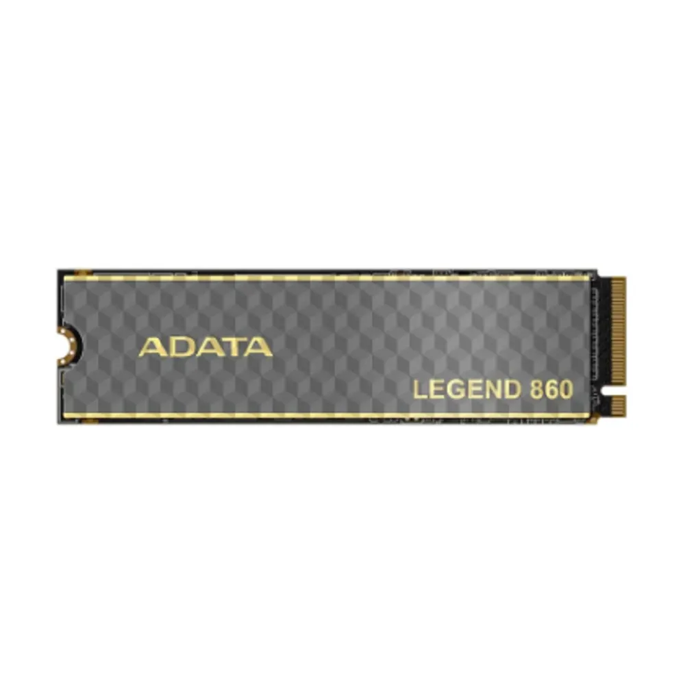 SSD Adata Legend 860, 2TB, M.2 2280, PCIe Gen 4x4, NVMe Leitura: 6000MB/s, Gravação: 5000MB/s, Compatível com PS5, Preto - SLEG-860-2000GCS