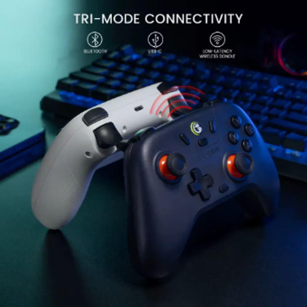 2x Controle Sem Fio Gamesir T4 Nova Lite, Analógicos Hall Effect LINK 0817