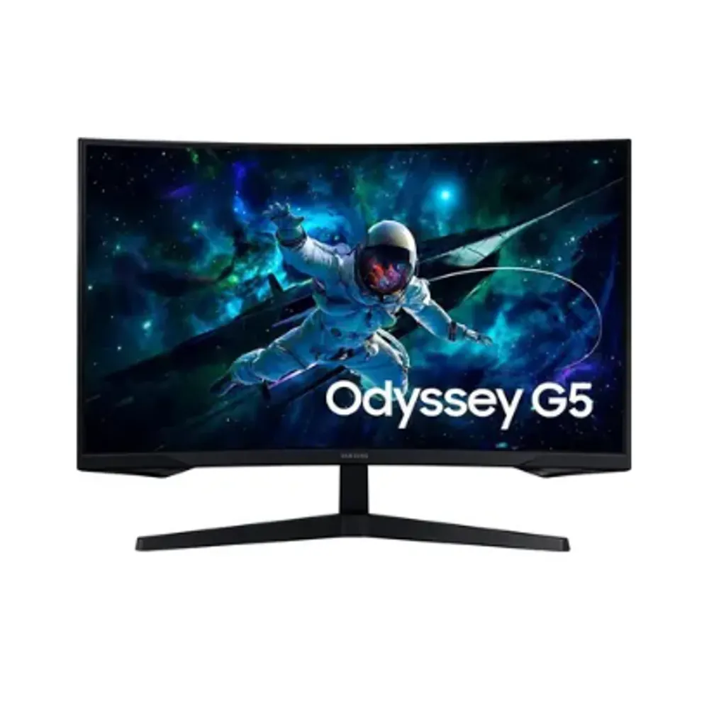 Monitor Gamer Curvo Samsung Odyssey G5 32", QHD, 165Hz, 1ms, FreeSync, HDR10 - LS32CG552ELMZD