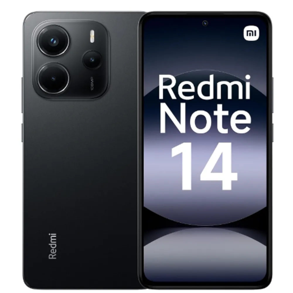 Smartphone Xiaomi Redmi Note 14 Midnight Black (Preto) 6GB RAM 128GB ROM