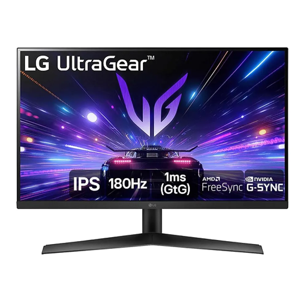 Monitor Gamer LG UltraGear 27” 27GS60F-B IPS Full HD 180Hz 1ms (GtG) NVIDIA® G-SYNC® AMD FreeSync™ HDR10 sRGB 99% HDMI DisplayPort