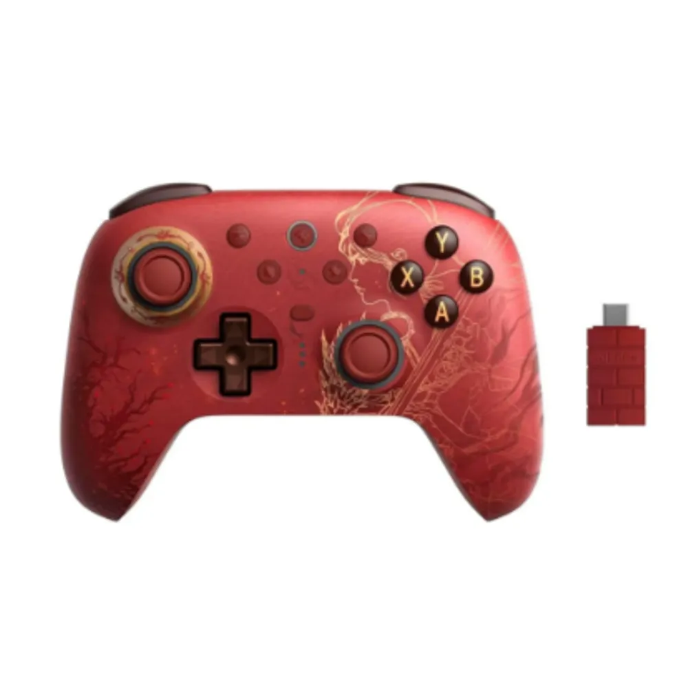 Controle Sem Fio 8BitDo Ultimate 2 Wireless WUCHANG, Vermelho - 81HE08