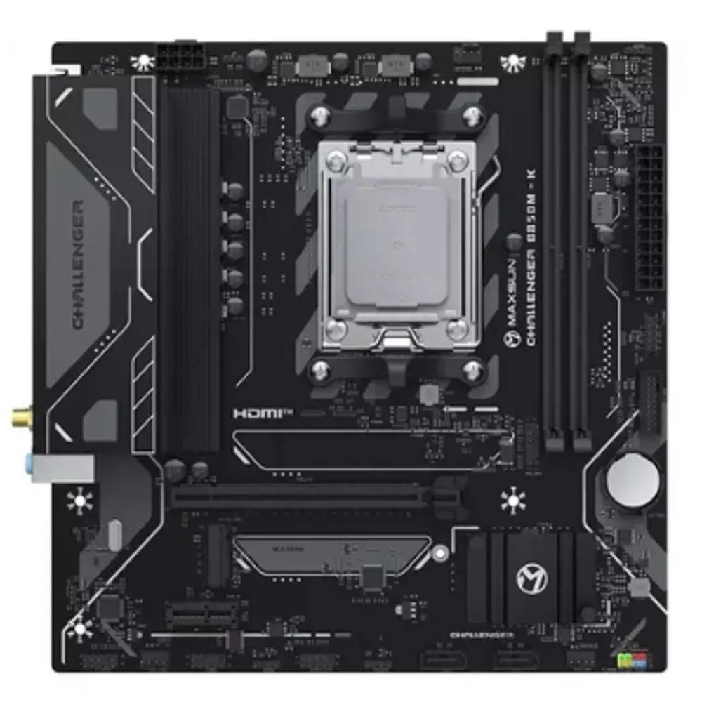 Placa Mãe Maxsun Challenger B850M-K WIFI, Chipset B850, AMD AM5, mATX, DDR5