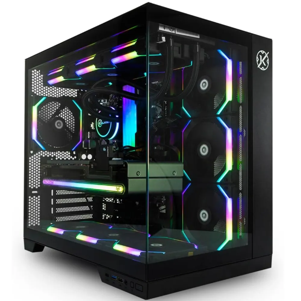 Gabinete Gamer Kalkan Asgard Preto Aquário sem fans KLK00040