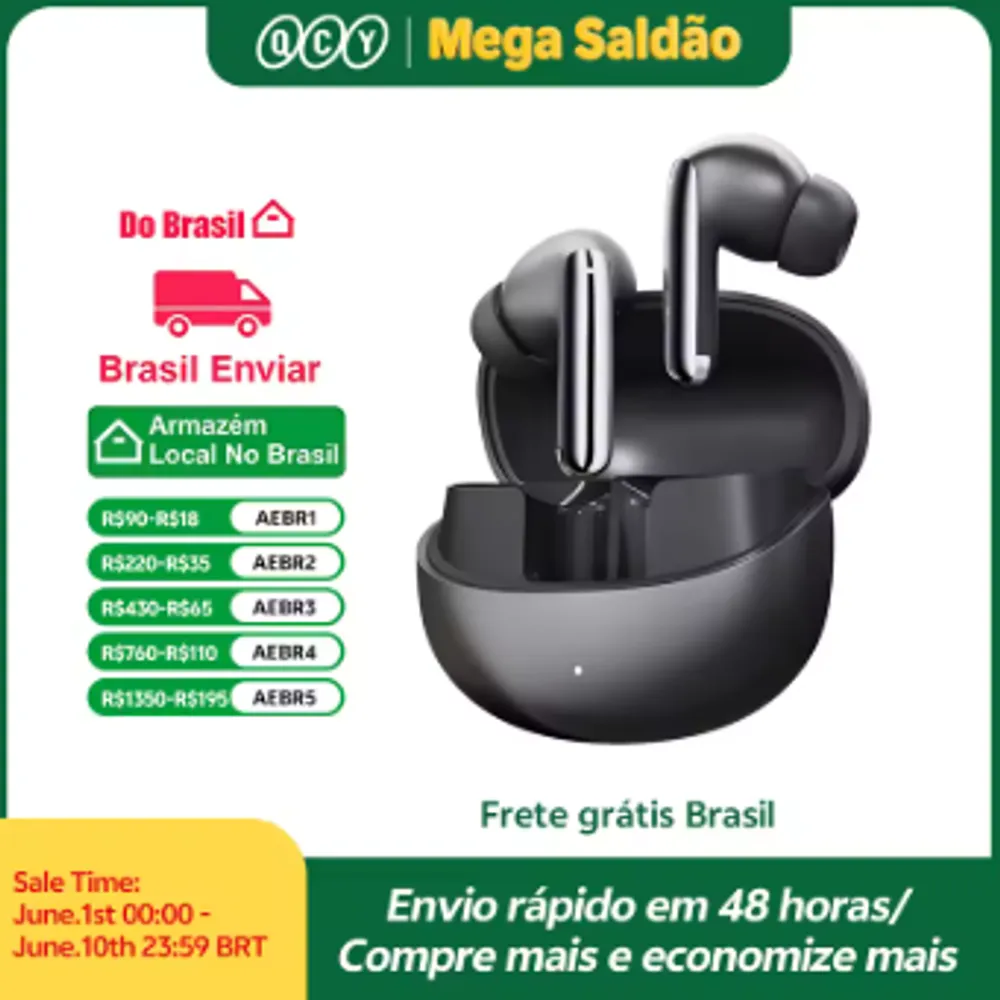 QCY Melobuds Pro - Fone Bluetooth - Áudio Premium (BR)