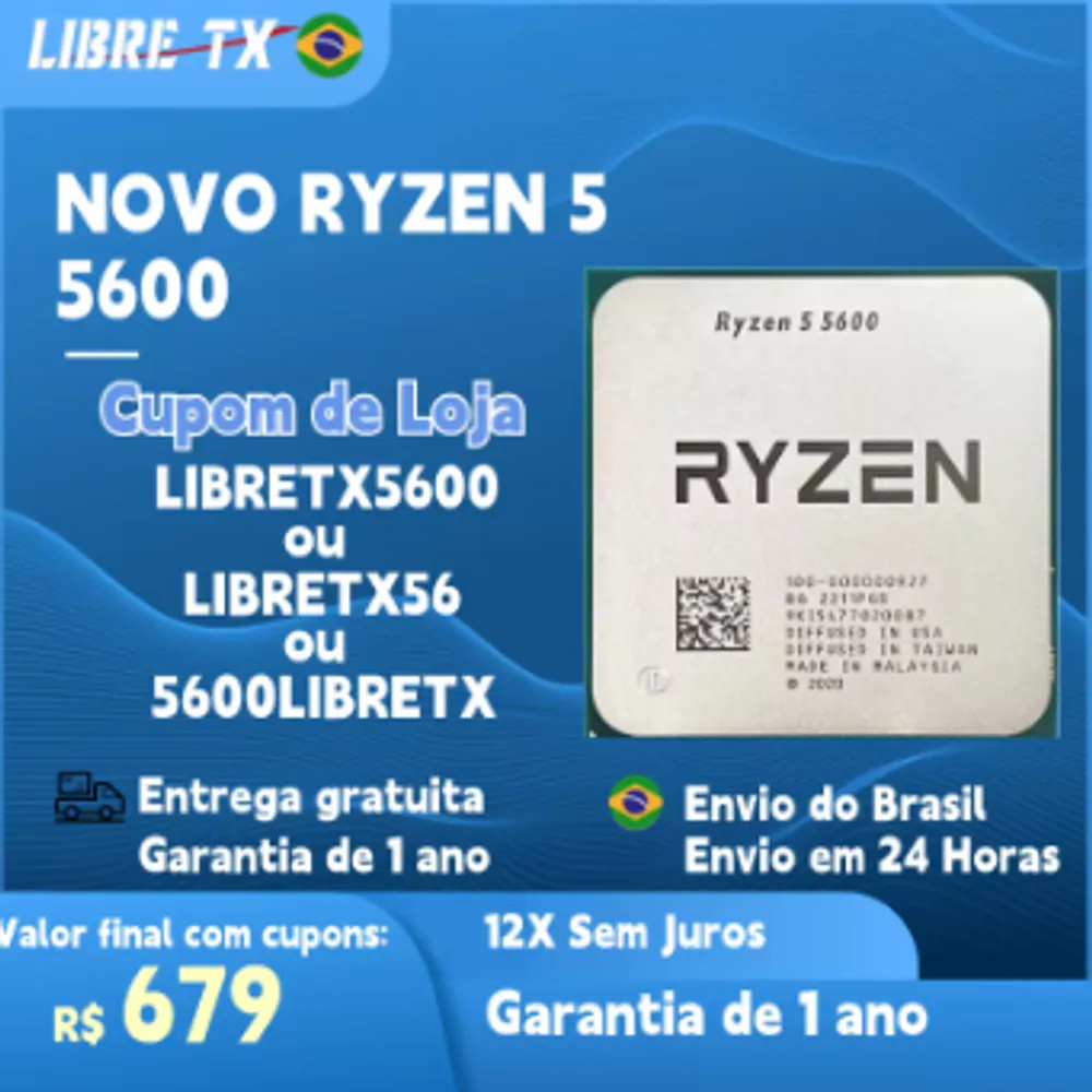 Ryzen 5 5600 Novo link 0432 (BR)