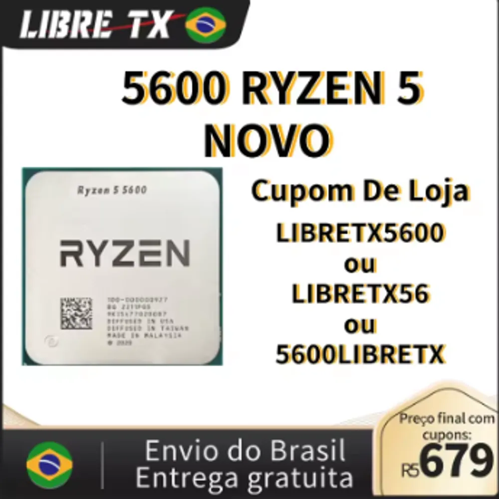 AMD Ryzen 5 5700X Novo 3949