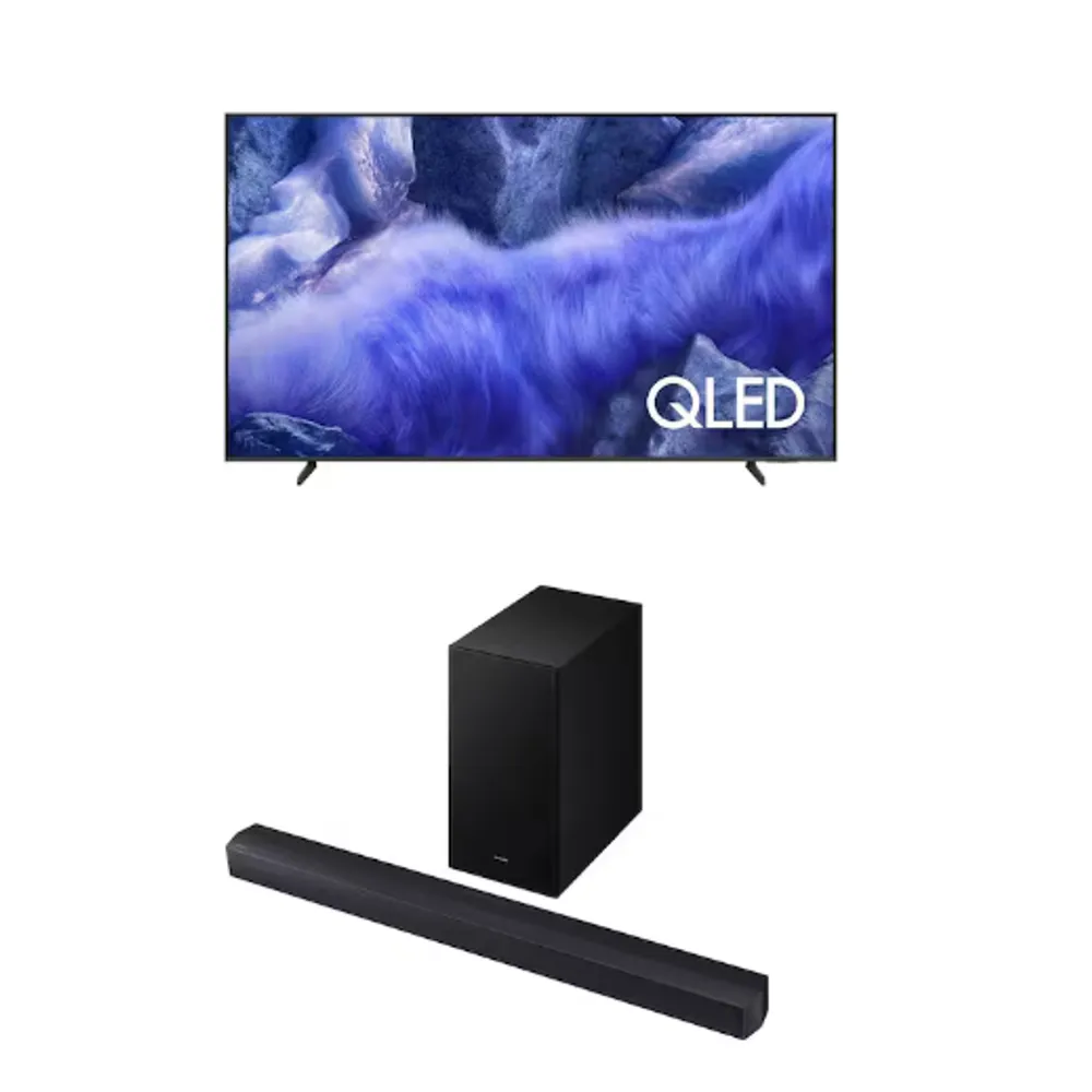 Combo Samsung Vision AI TV 65" QLED 4K QEF1 + Soundbar HW-B450F