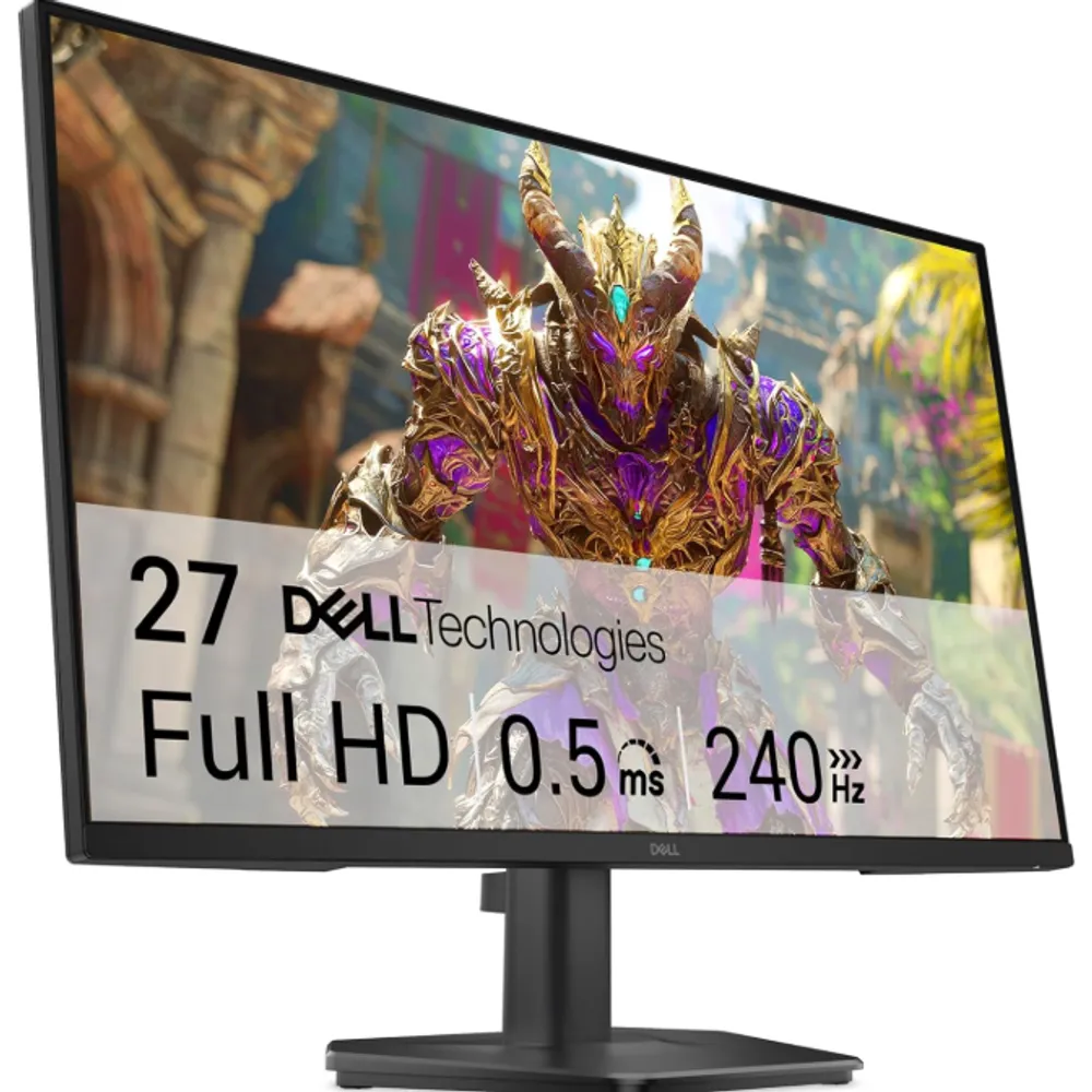 Monitor Dell Gaming 27" Full HD – 240Hz – IPS 0.5ms AMD FreeSync Premium TÜV 3 Estrelas – SE2726HG