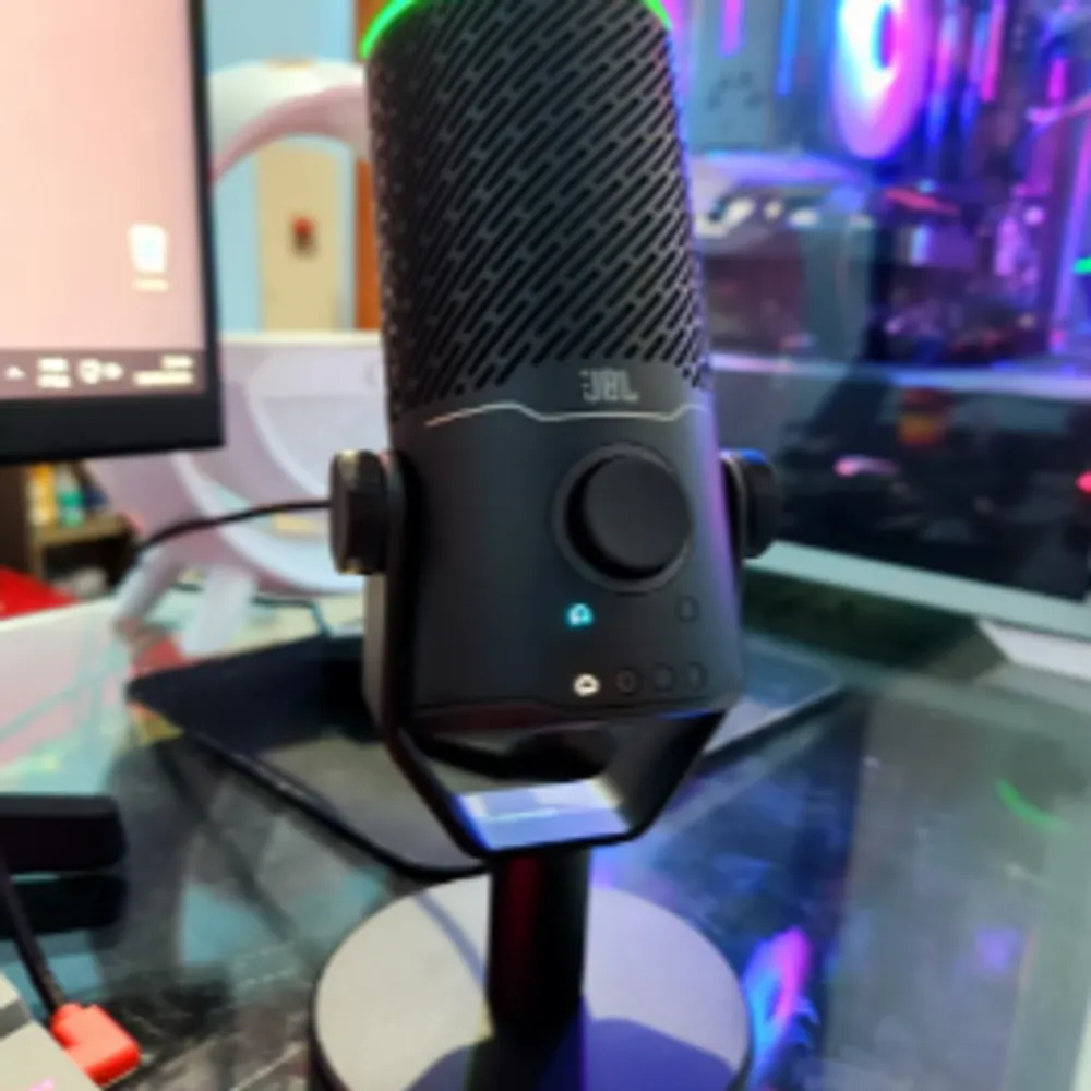 Microfone Condensador Quantum Stream Studio Jbl - Preto