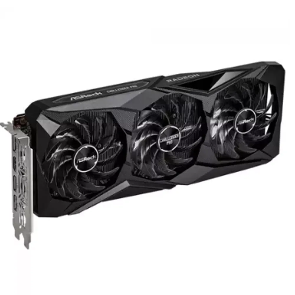 Placa de Vídeo AsRock AMD Radeon RX 7600 Challenger Pro OC, 8GB, GDDR6, FSR, Ray Tracing, 90-GA62ZZ-00UANF