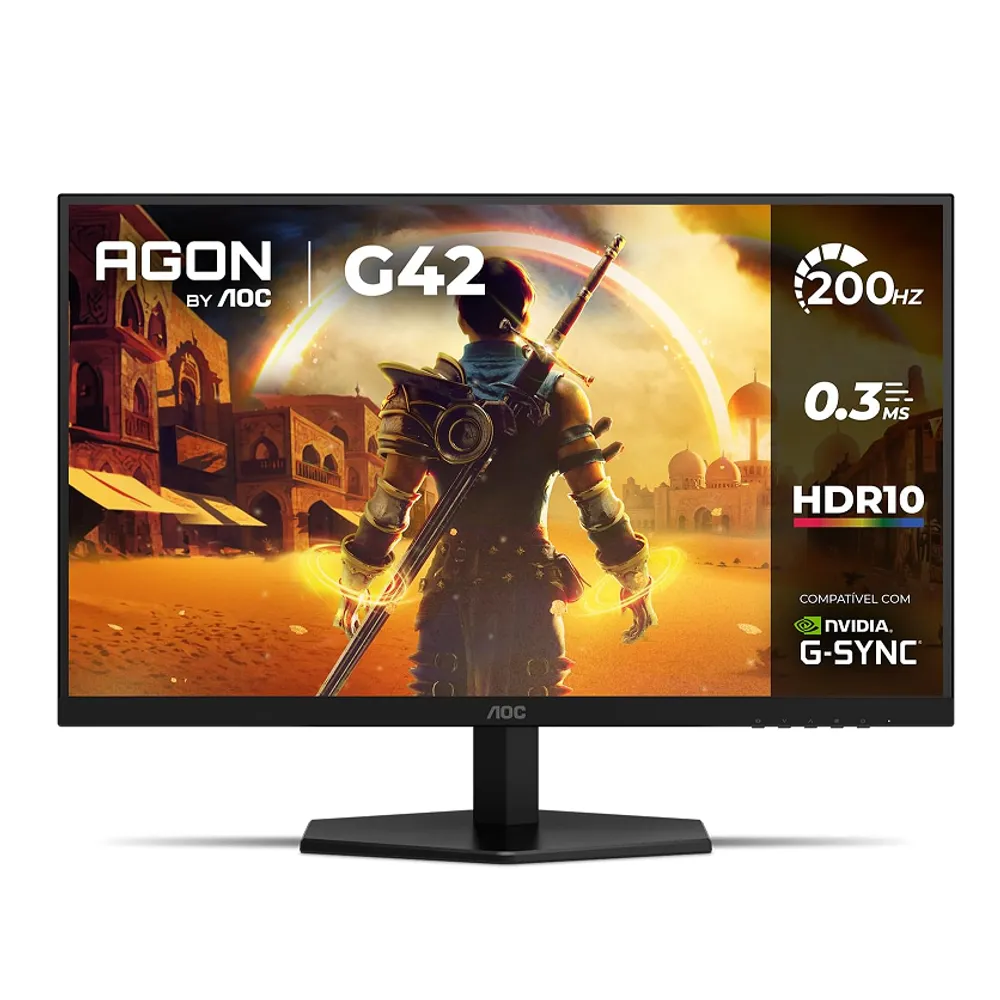 Monitor Gamer AOC AGON G42 27" 200Hz 0,3ms IPS HDR10 NVIDIA G-Sync 27G42HE