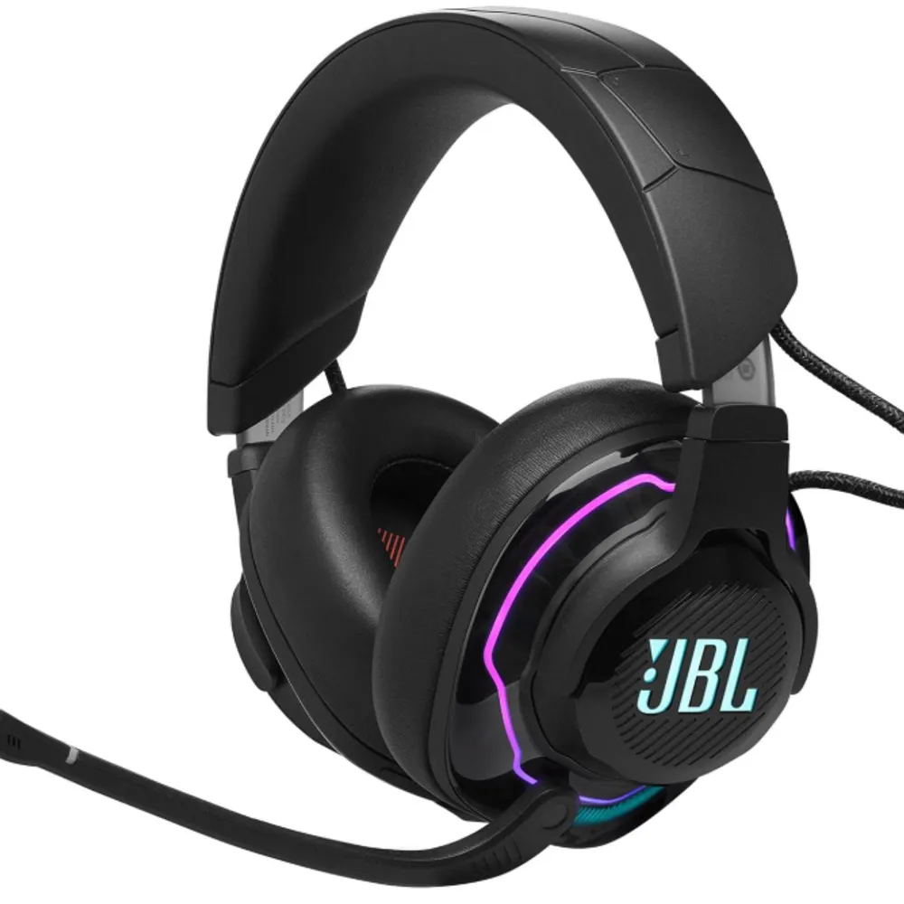JBL, Fone de Ouvido Bluetooth, Quantum 910, Headset Gamer, Over Ear, Sem Fio, Com Wireless e Cancelamento de Ruído - Preto