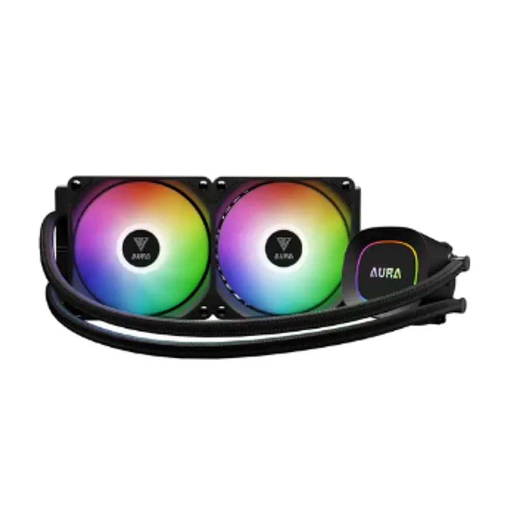 Water Cooler Gamdias Aura Gl240 Lite Preto Argb Am5 Lga 1851