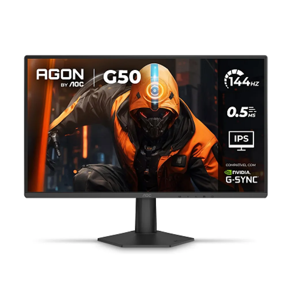 Monitor Gamer AOC AGON G50 27" 144Hz 0,5ms IPS HDR10 G-SYNC 27G50F