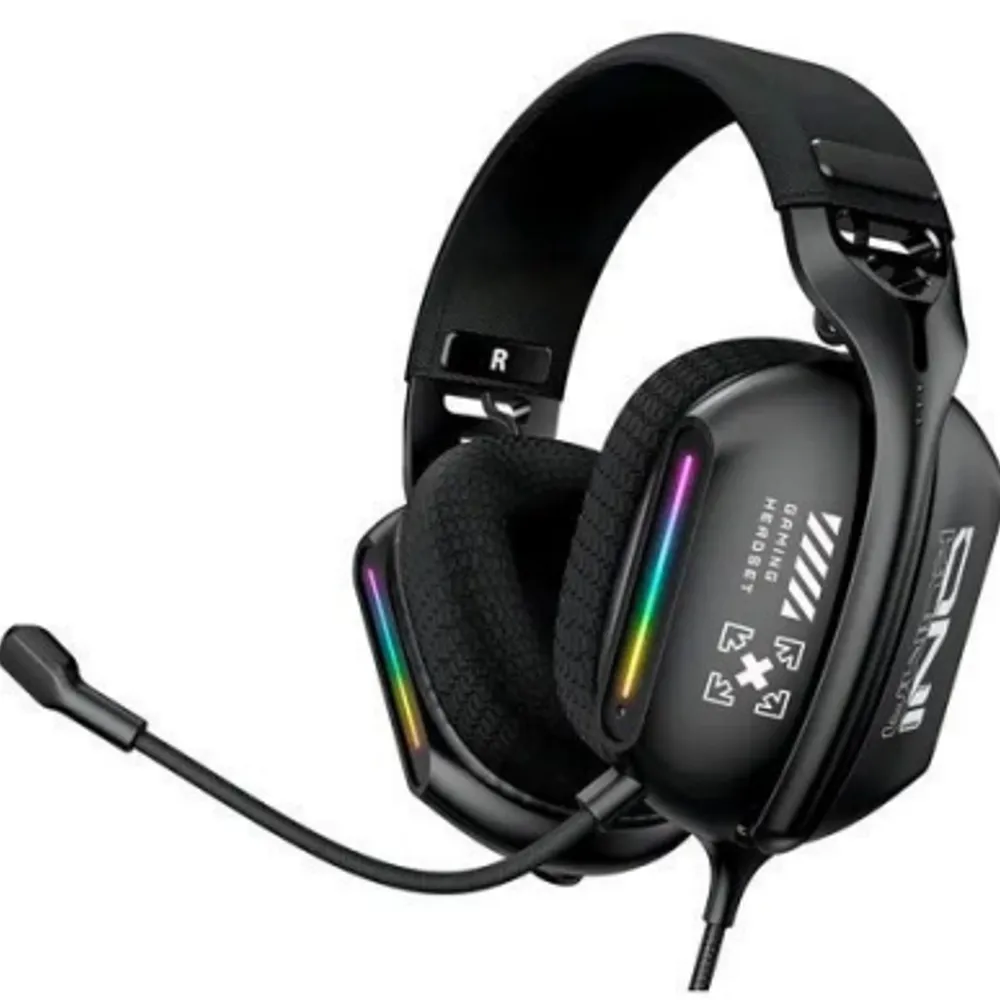 Headset Gamer Profissional Onikuma X12 Rgb Preto