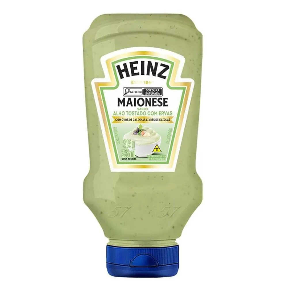 Heinz Maionese Alho Tostado com Ervas 215G
