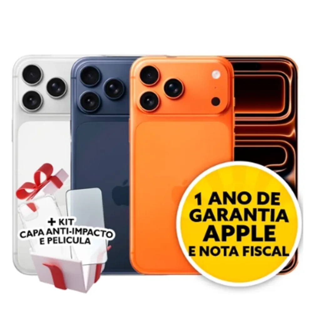 Apple Iphone 17 Pro 256gb - Original - 1 Ano de Garantia
