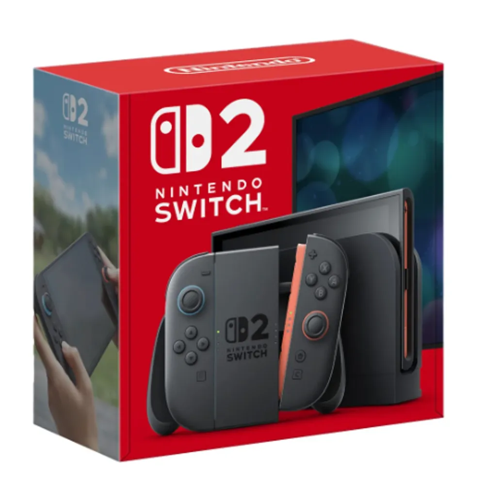 Console Nintendo Switch 2, 256GB, Preto, Azul e Vermelho