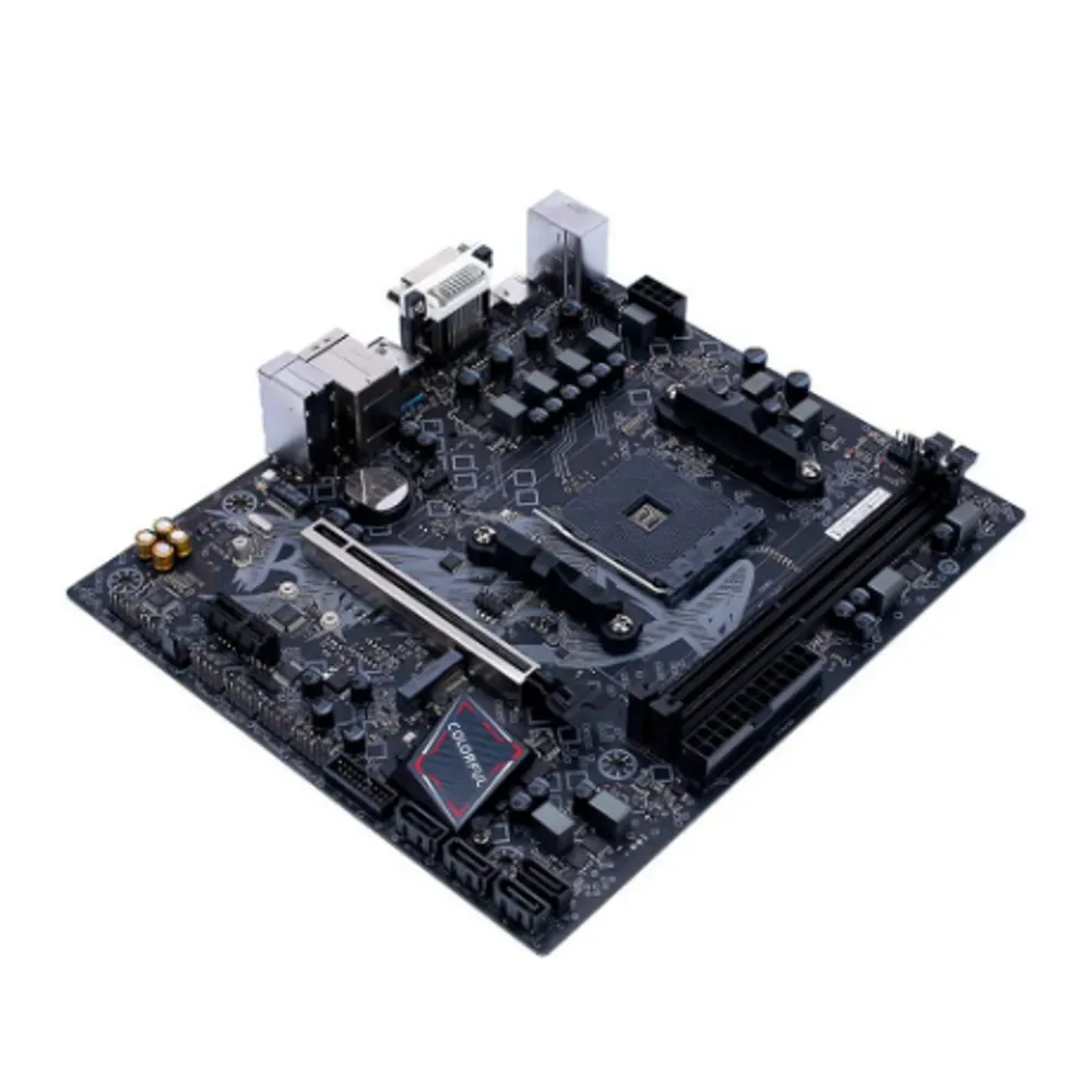 Placa-Mãe Colorful Battle-AX B550M-D PRO GAMING FROZEN V14, Chipset B550, AMD AM4, mAXT, DDR4, Preto - BAX-B550MD-DDR4-WW