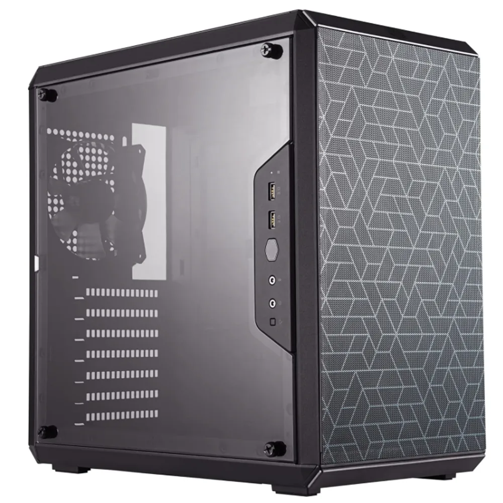 Gabinete Cooler Master MasterBox Q500L, ATX, Lateral em Acrílico Transparente