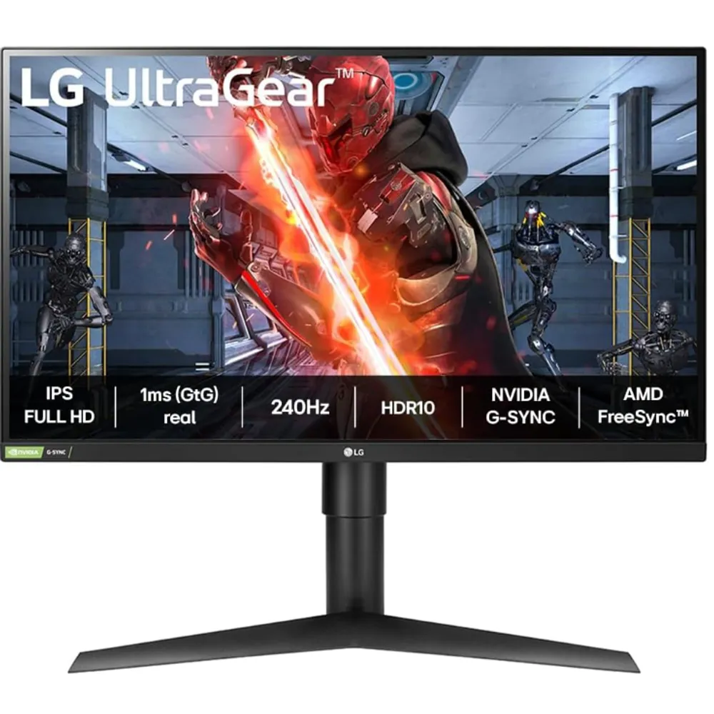 Monitor Gamer 27" Ultragear Lg Full Hd Ips com 1000:1 de Contraste - 27gn750