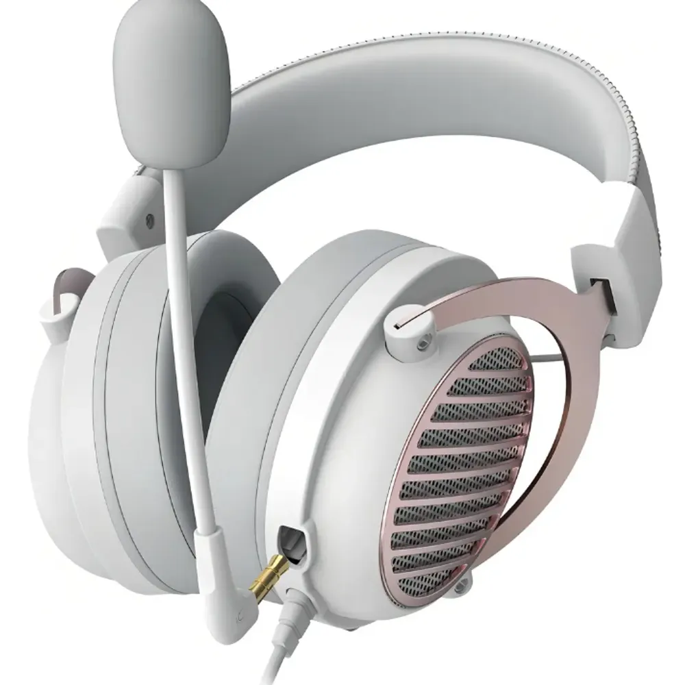 Headset gamer Redragon H540W branco