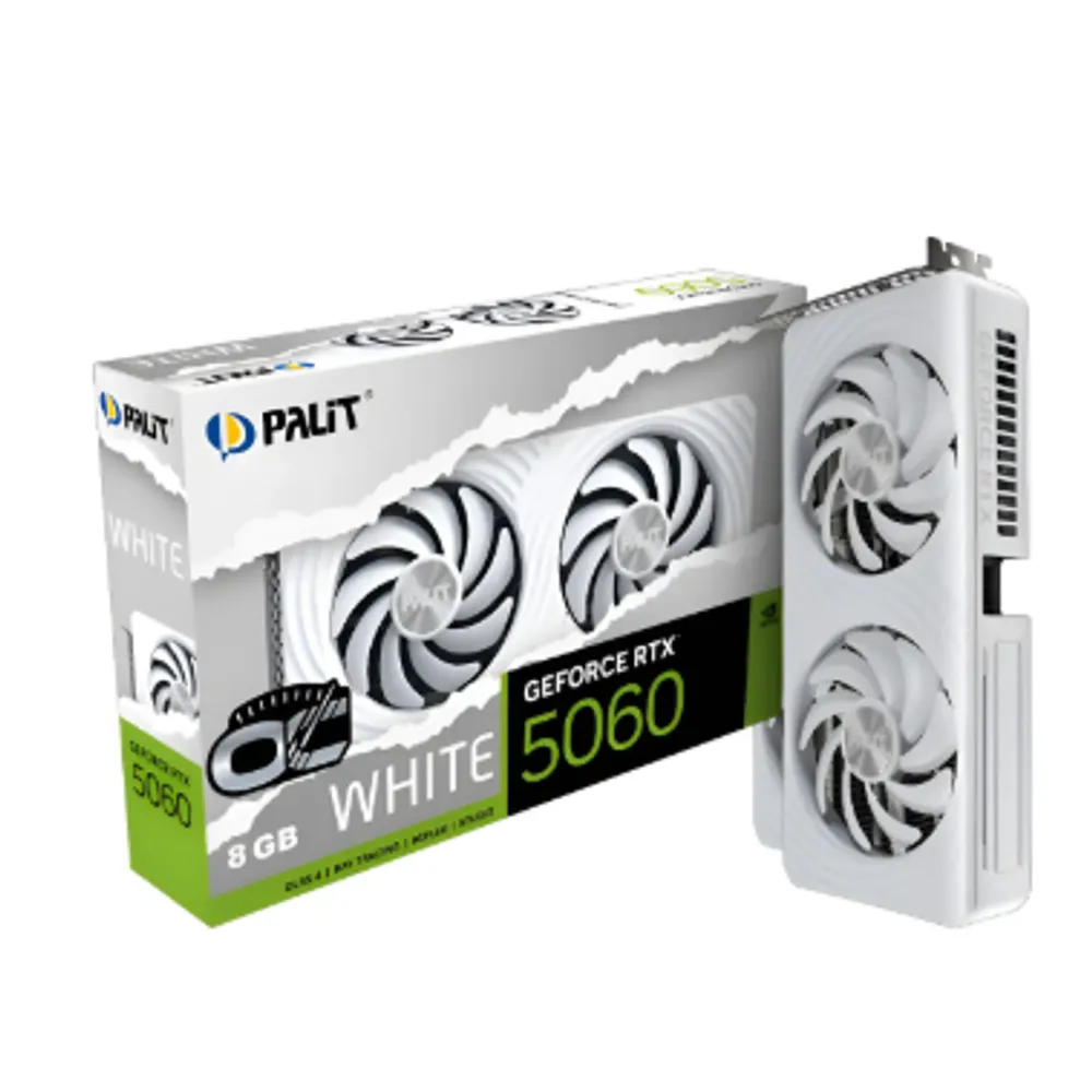 Placa De Vídeo Palit Nvidia Rtx 5060 Dual Oc 8gb Gddr7