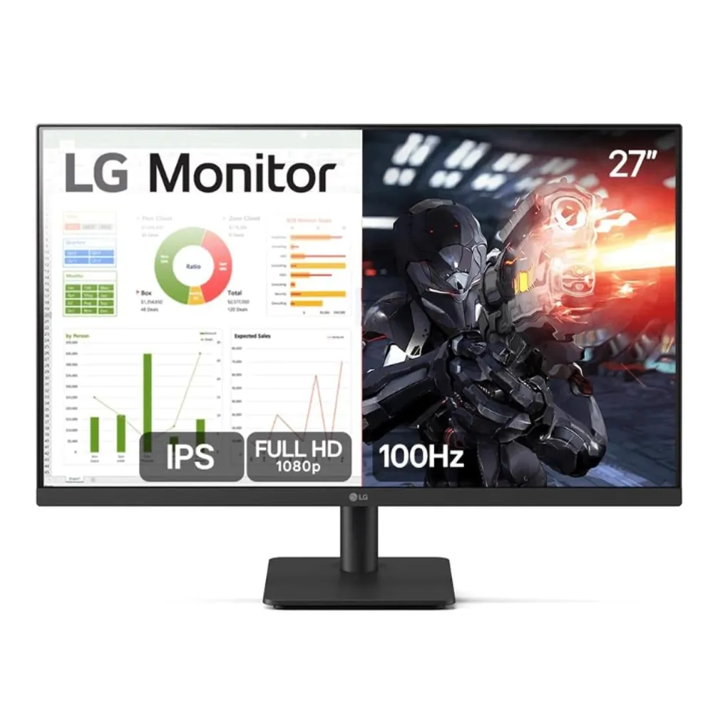 Monitor PC Gamer LG 27” 27MS500 IPS 100Hz Full HD HDMI 2x