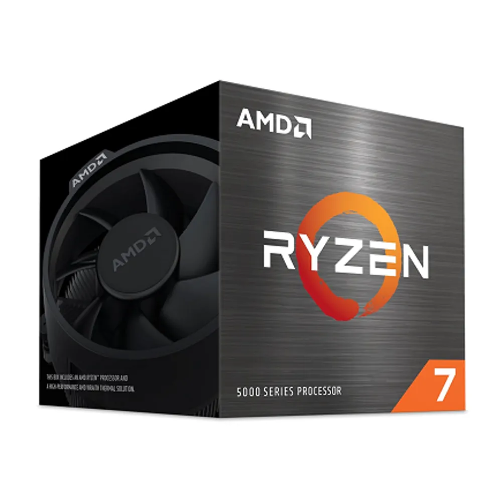 Processador AMD Ryzen 7 5700 Box (AM4/8 Cores/16 Threads/4.6GHz/20MB Cache/Wraith Spire/Sem Video)