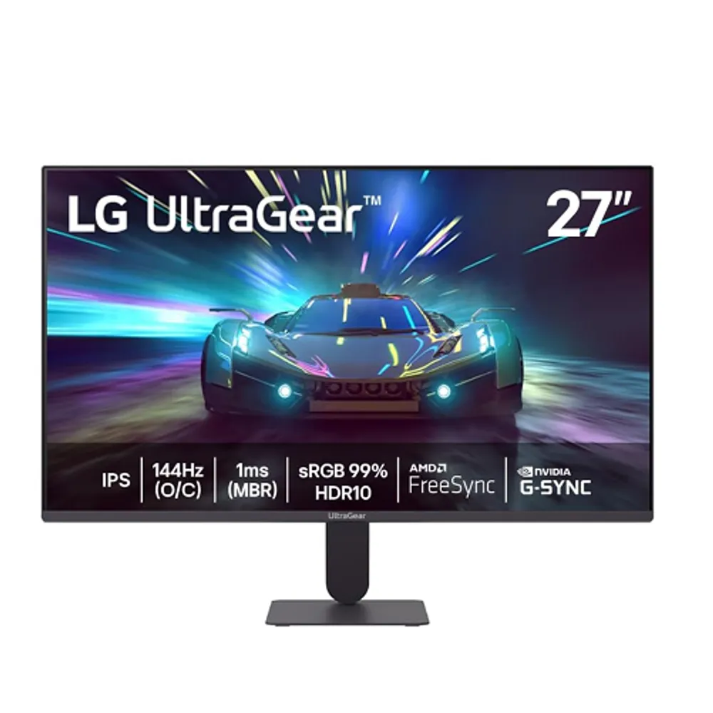 Monitor LG UltraGear™ 27G411A-B 27",FHD, 144Hz, 1ms (MBR), NVIDIA G-SYNC, AMD FreeSync, HDR10