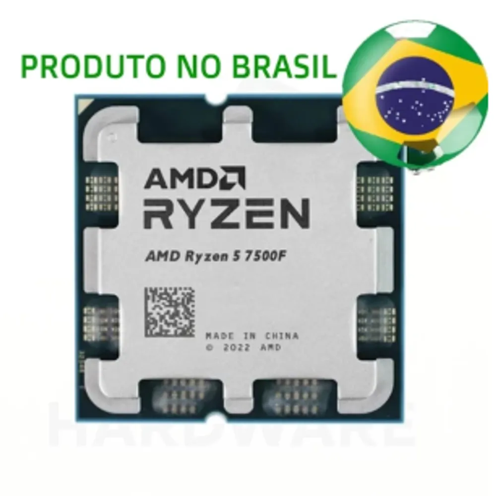 AMD Ryzen 5 7500F, 5.0GHz Max Turbo, Cache 38MB, AM5, (OEM)
