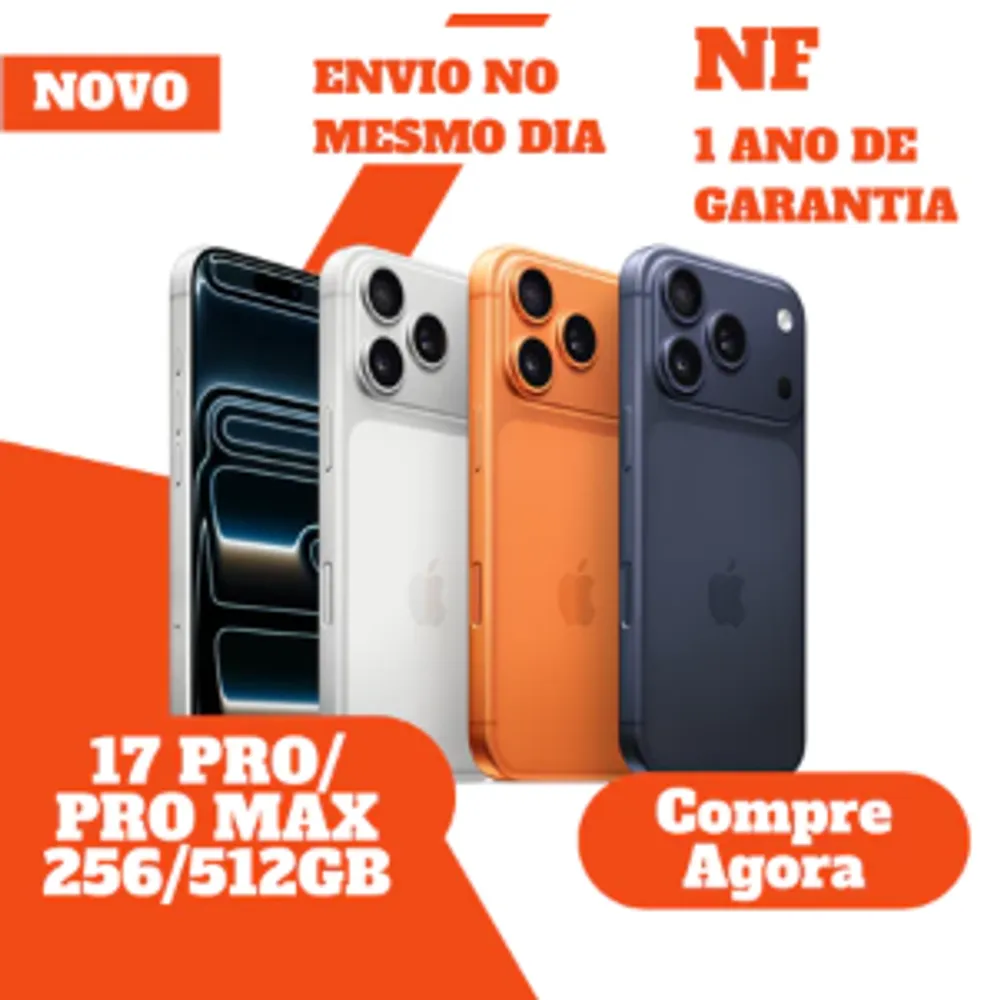 iPhone 17 Pro 256GB • Novo Original Lacrado