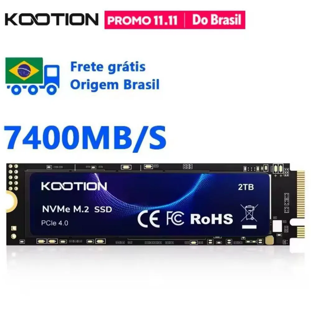 Ssd Kootion x16 Plus 1TB 7400Mb/s LINK 1985 (BR)