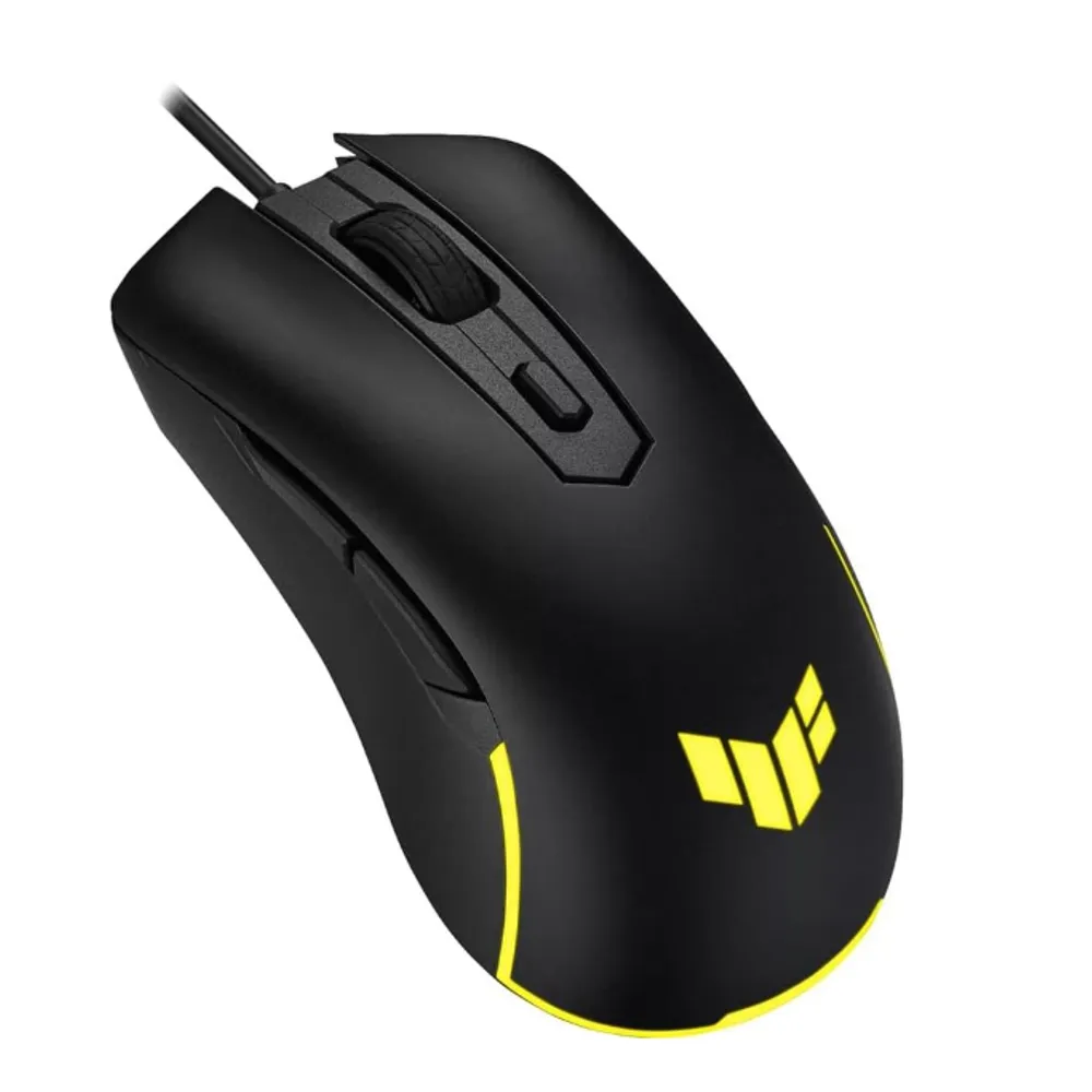 ASUS TUF Gaming Mouse para jogos M3 Gen II, com fio, 59 g leve, IP56 resistente a poeira e água, proteção antibacteriana, sensor óptico 8K DPI, 6 botões programáveis, pés de mouse de teflon, preto Marca: ASUS