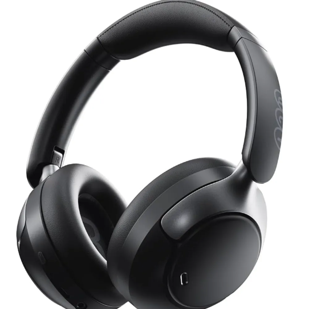 QCY H3 PRO ANC Fone de Ouvido Bluetooth, Headphone ANC Adaptáveis, Cancelamento Ativo de Ruído de 50 dB, Áudio sem fio de Alta Resolução LDAC, 55 Horas de Reprodução, Preto (H3PRO-BLACK)