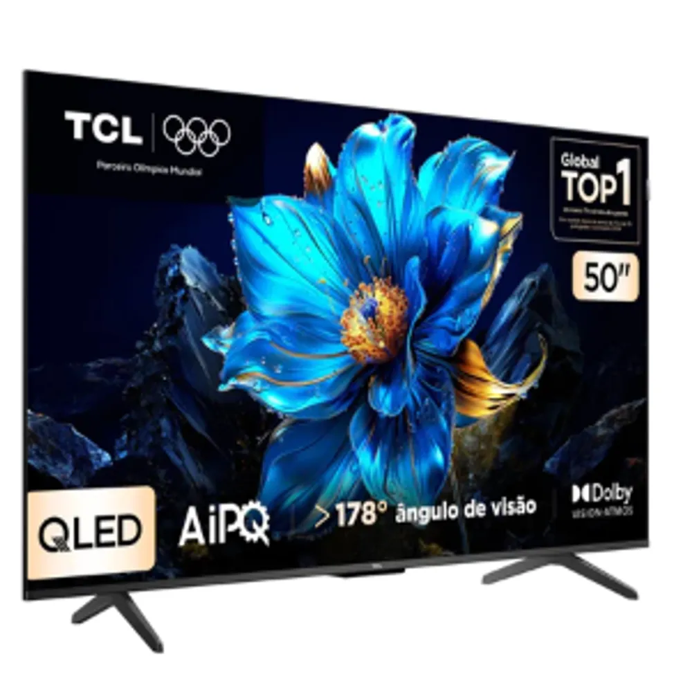 Smart Tv TCL 50p7k 50" 4k Qled Google Tv Dolby Vision HDR 60Hz