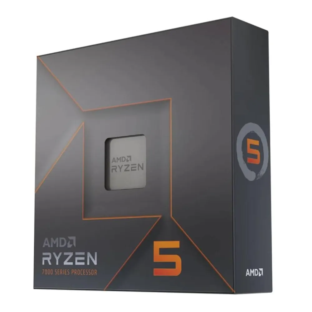 Processador AMD Ryzen 5 7600X Box (AM5/6 Cores/12 Threads/5.3GHz/38MB Cache/Radeon Graphics) Com Vídeo/Sem Cooler
