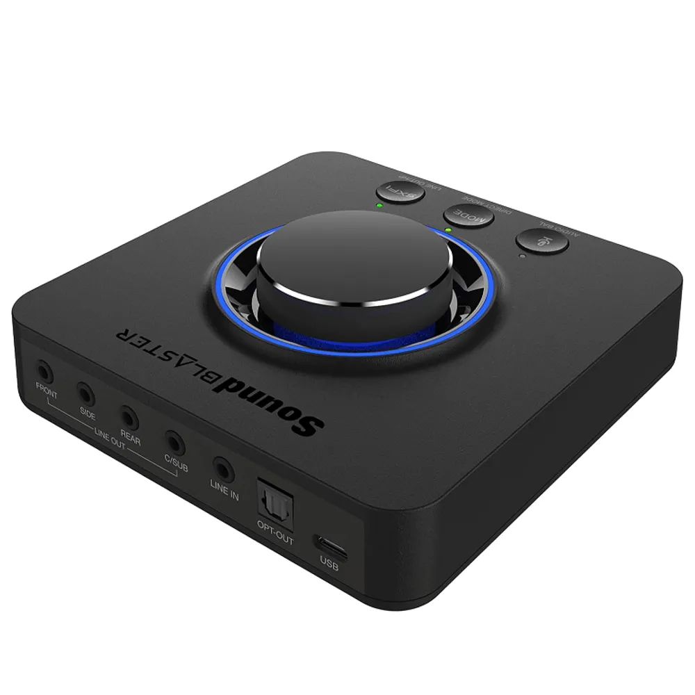 DAC AMP Gamer Creative Labs Sound Blaster X3 WW8 Preto