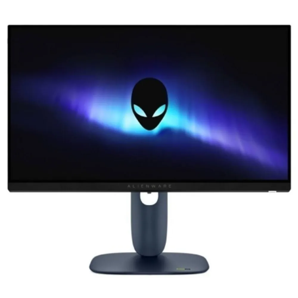 Monitor Gamer Dell Alienware 25", FHD, 320Hz, 0,5ms, IPS, DisplayPort e HDMI, FreeSync, Ajuste de Altura, Preto - AW2525HM