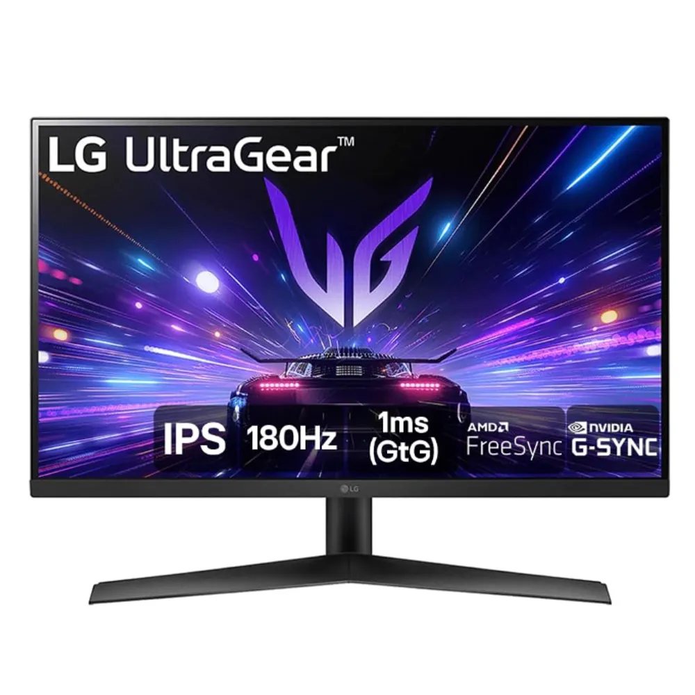 Monitor Gamer LG UltraGear 27” 27GS60F-B IPS Full HD 180Hz 1ms (GtG) NVIDIA® G-SYNC® AMD FreeSync™ HDR10 sRGB 99% HDMI DisplayPort