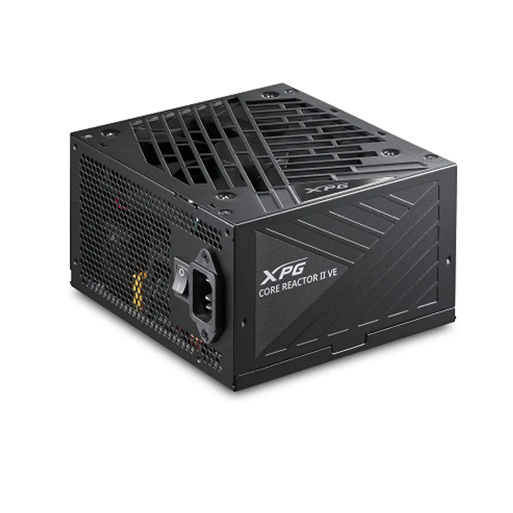 Fonte XPG Core Reactor II VE 850W Fonte de Alimentação ATX – Certificação Gold 80 PLUS e Cybenetics, totalmente modular, compatível com ATX 3.1/PCIe 5.1, conector 12V-2x6 dedicado para GPUs RTX série